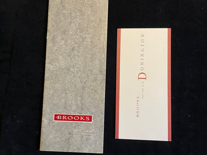 1990 Brooks Monaco sports car sale brochure and Donnington Collectors cars booklet