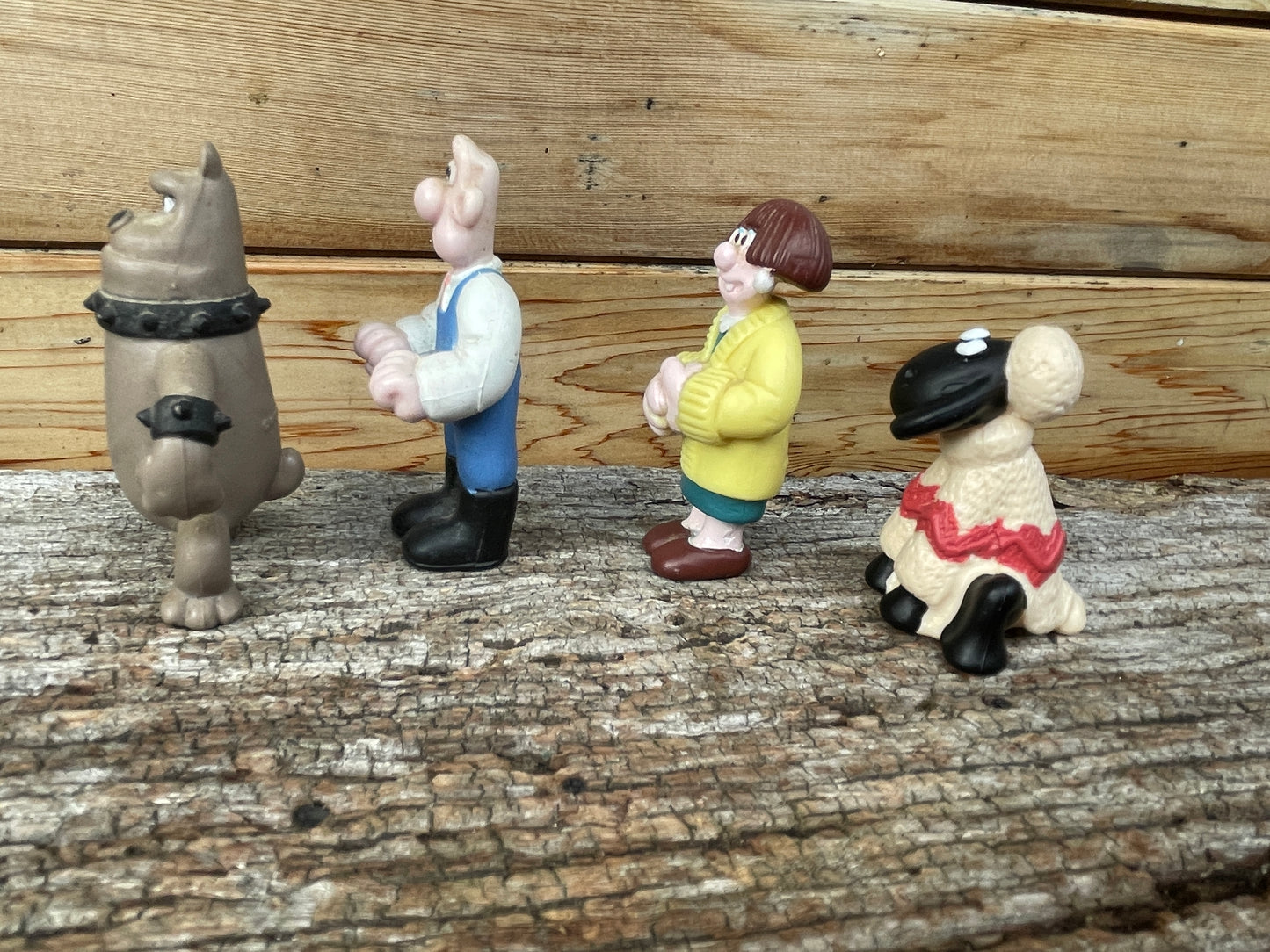 1990's Wallace and Gromit figures