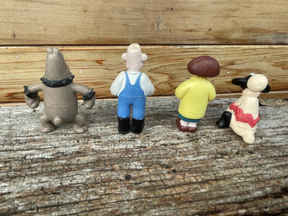 1990's Wallace and Gromit figures