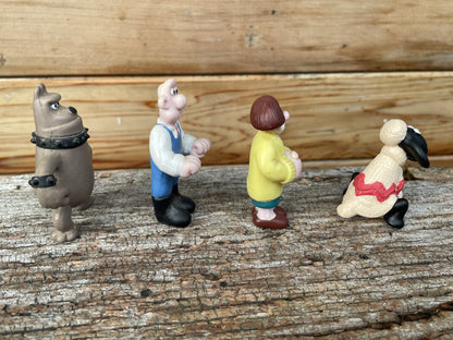 1990's Wallace and Gromit figures