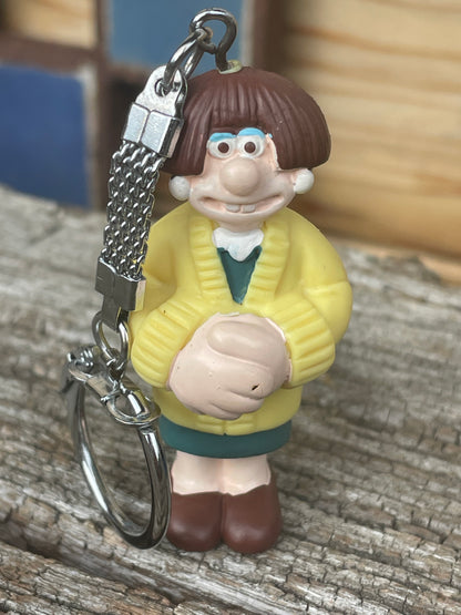 Wallace and Gromit Wendolene Ramsbottom key ring