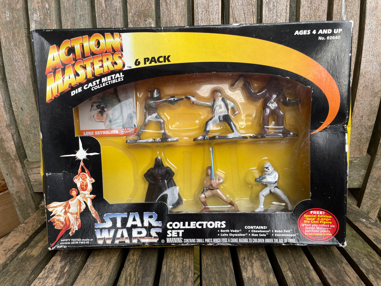 Star Wars original Die cast metal figures boxed by Kenner