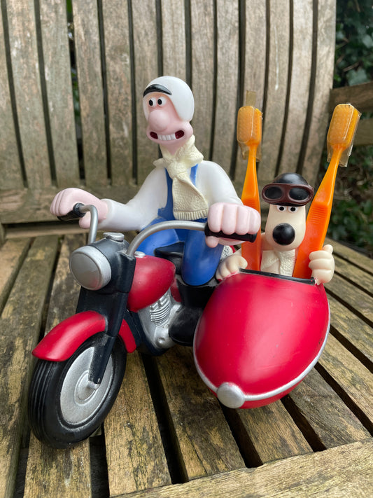 Original Wallace and Gromit toothbrush holder from the film A Close Shave early 90's