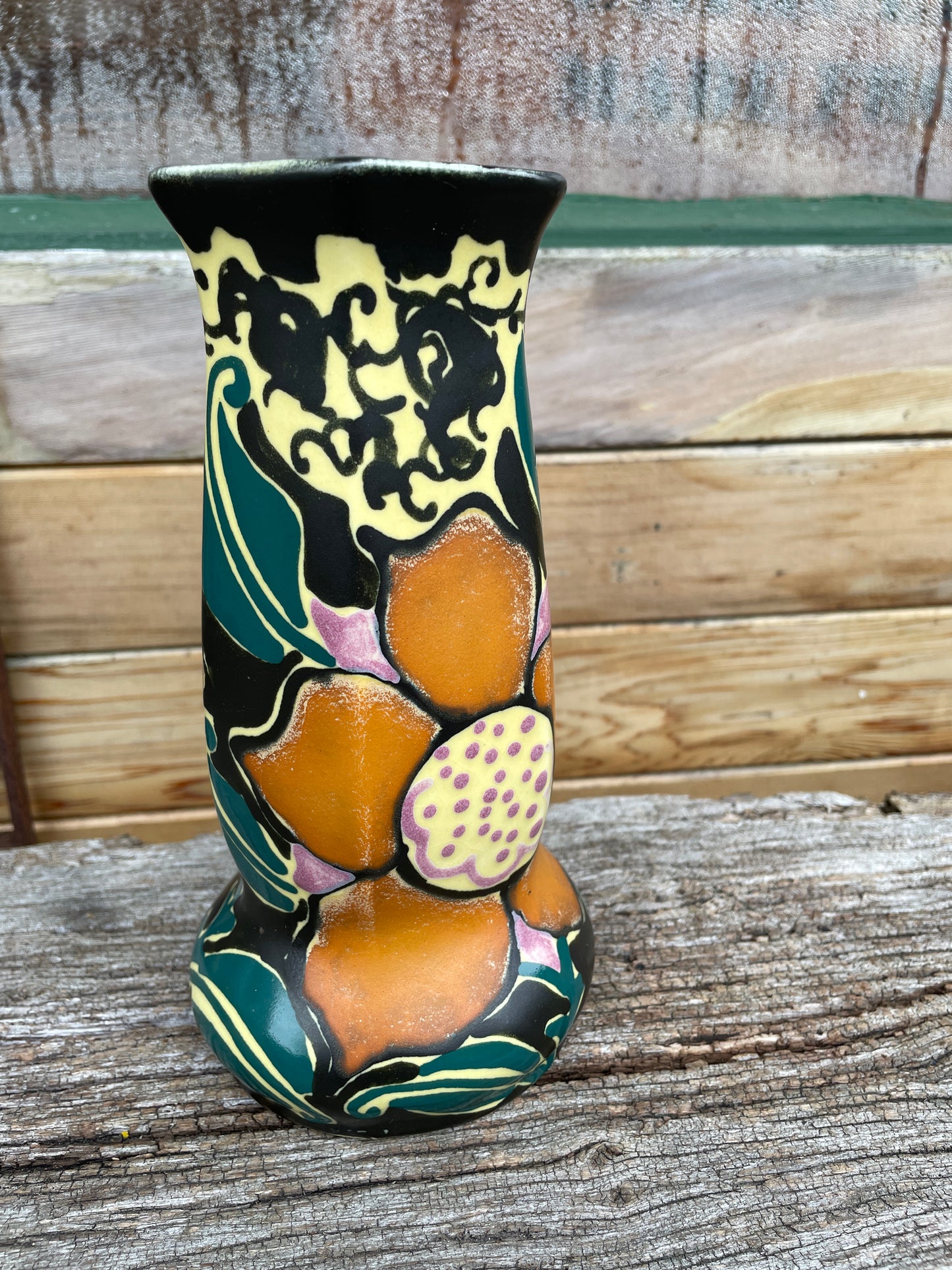 Art Nouveau ceramic vase by Ditmar Urbach c1920