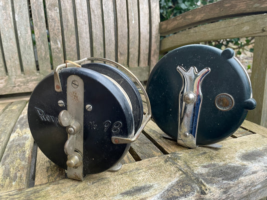 Vintage Fishing reels - English Paramount and a Royal No.98