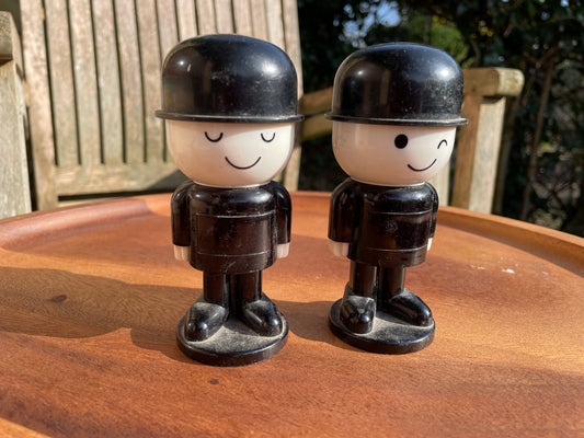 Vintage 1970s Homepride Fred salt and pepper 11cm Tall