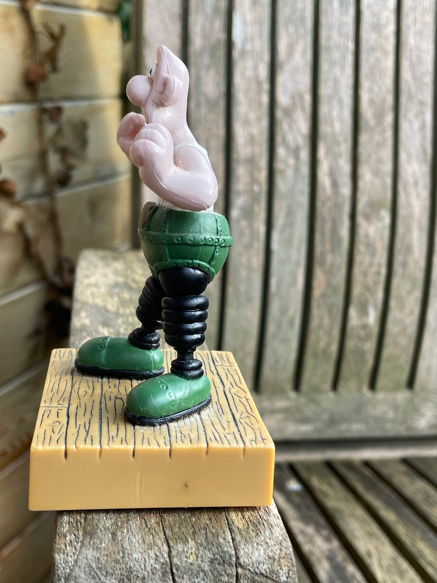 Wallace and Gromit The Wrong Trousers figure 10cm tall c1990's