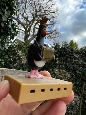 Feathers McGraw from Wallace and Gromit The Wrong Trousers figure 10cm tall c1990's