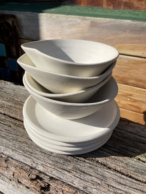 Trish Philips studio pottery bowls and plates