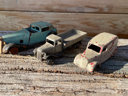 Tri-ang Minic and Dink Toy cars c1940's