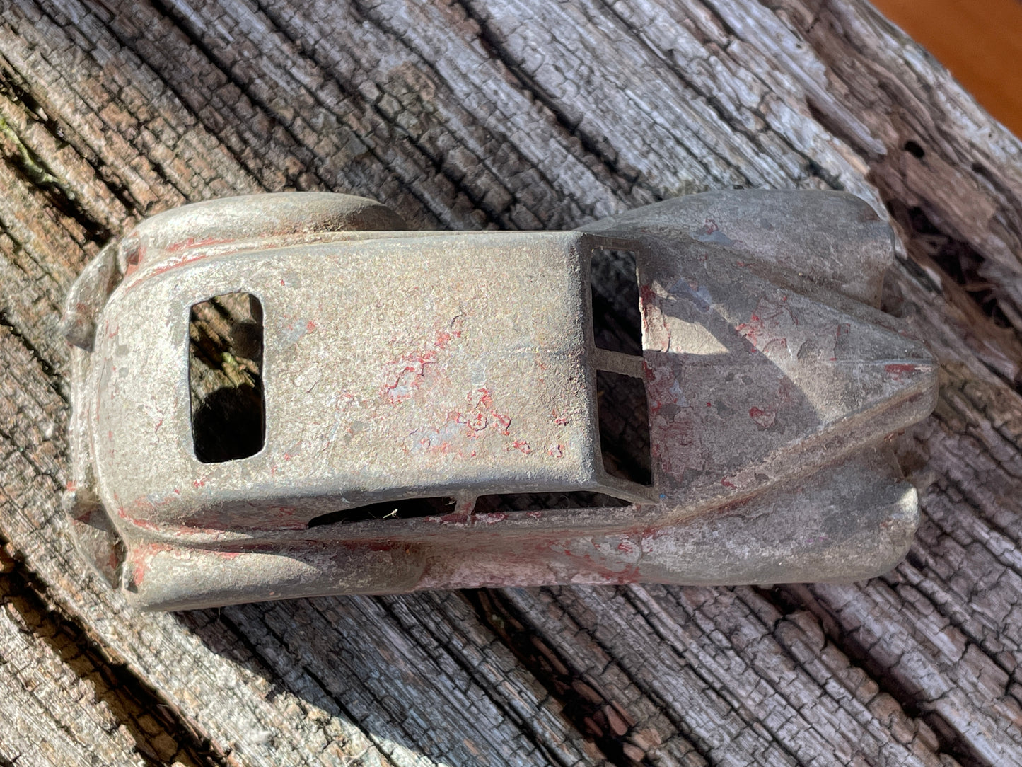 Vintage Timpo Toys toy diecast friction drive red Packard Saloon car c.1949
