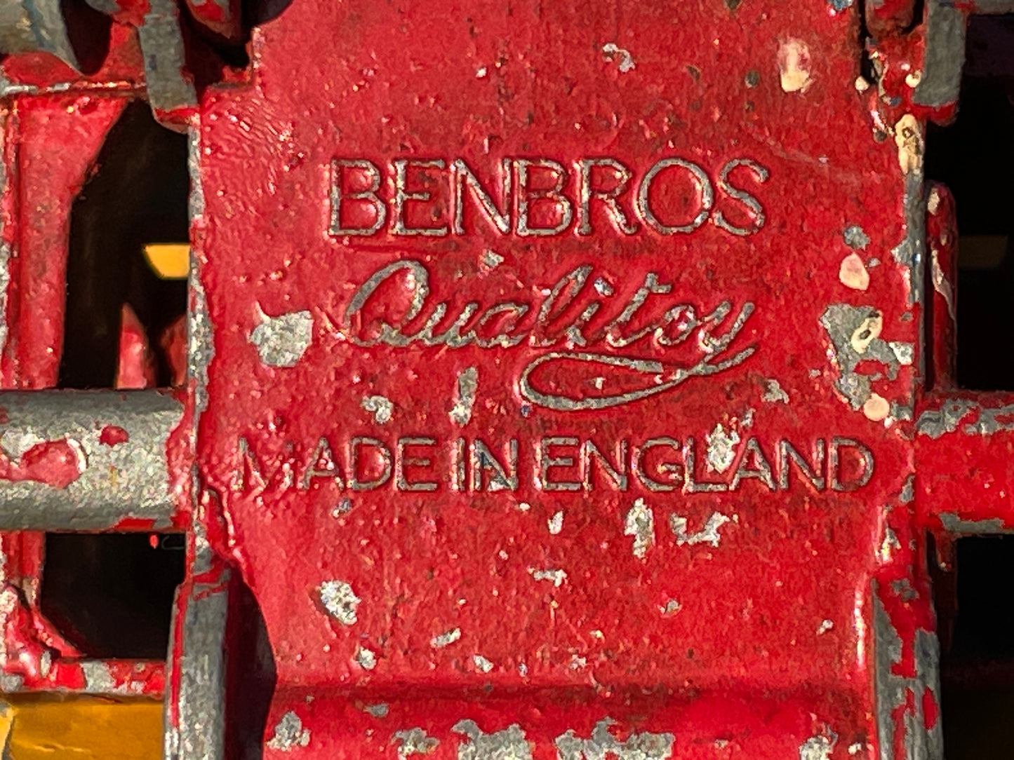 Benbros Qualitoy Diecast Euclid toy tipper truck 14cm long - 1968