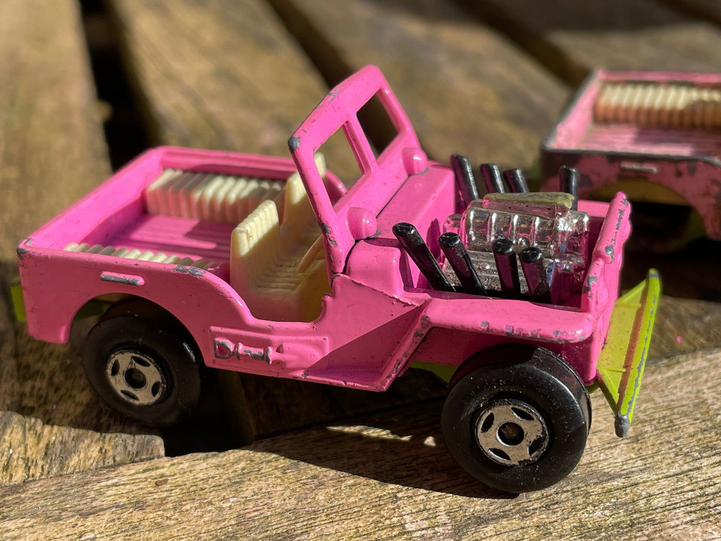 Three Matchbox Superfast No 2 Jeep Hot Rod by Lesney England 1971