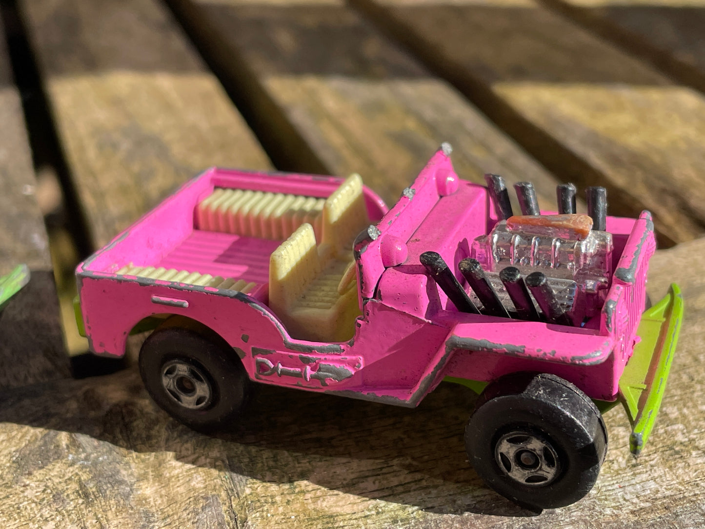 Three Matchbox Superfast No 2 Jeep Hot Rod by Lesney England 1971