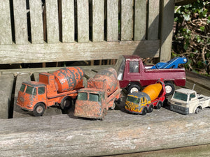 Matchbox Series King size, Husky and Miniflex Airfix model vehicles 70's