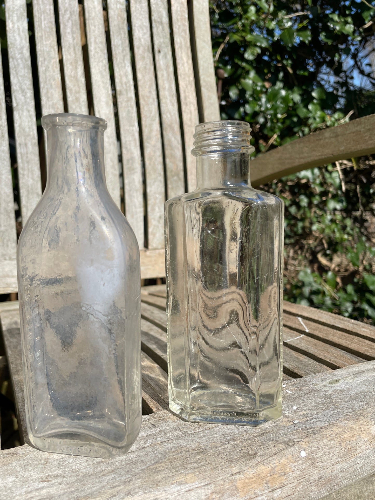 Laboratoires Marinier and One Space For A Glass old bottles