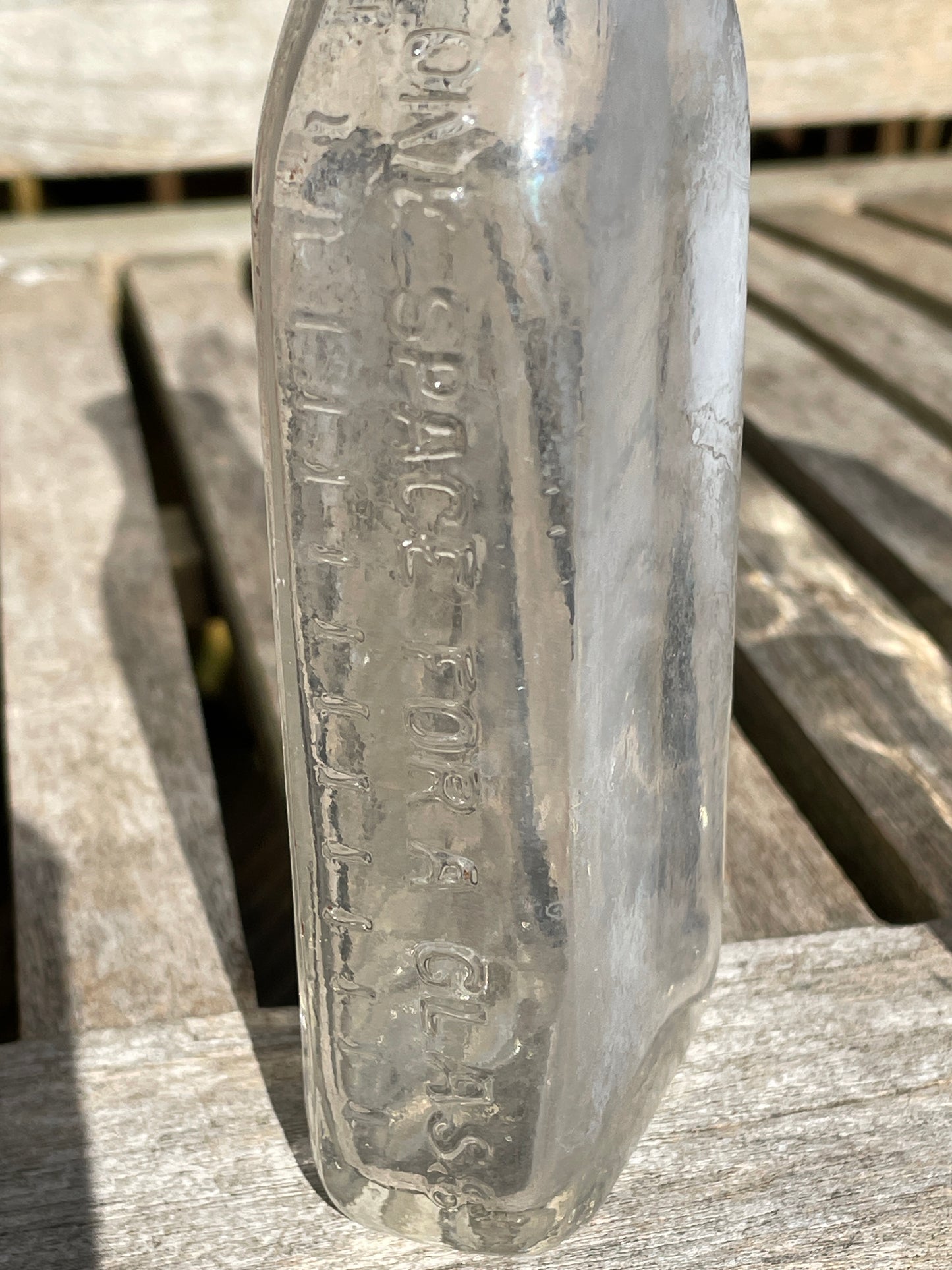 Laboratoires Marinier and One Space For A Glass old bottles