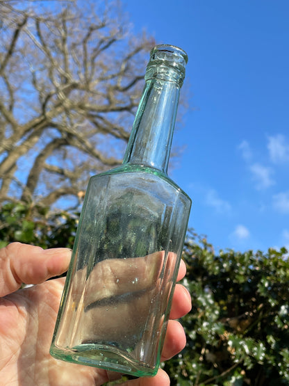 Victorian glass bottles including Yorkshire Relish Goodall Backhouse, American, JR & S examples