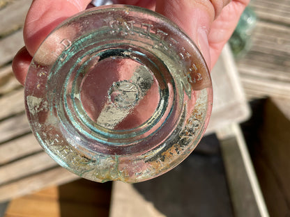 Two Cannington Shaw and Co. Ld St Helens and one S. Pearson West Bromwich glass jar lid