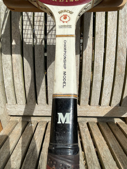 Vintage tennis racket -Madison Arrow Championship model made by Taiwan Strong of Japan