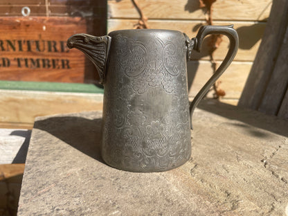 Antique Pewter Jug – Matchless Cleanser Soap Advertising Pitcher by J.H. Potter Sheffield
