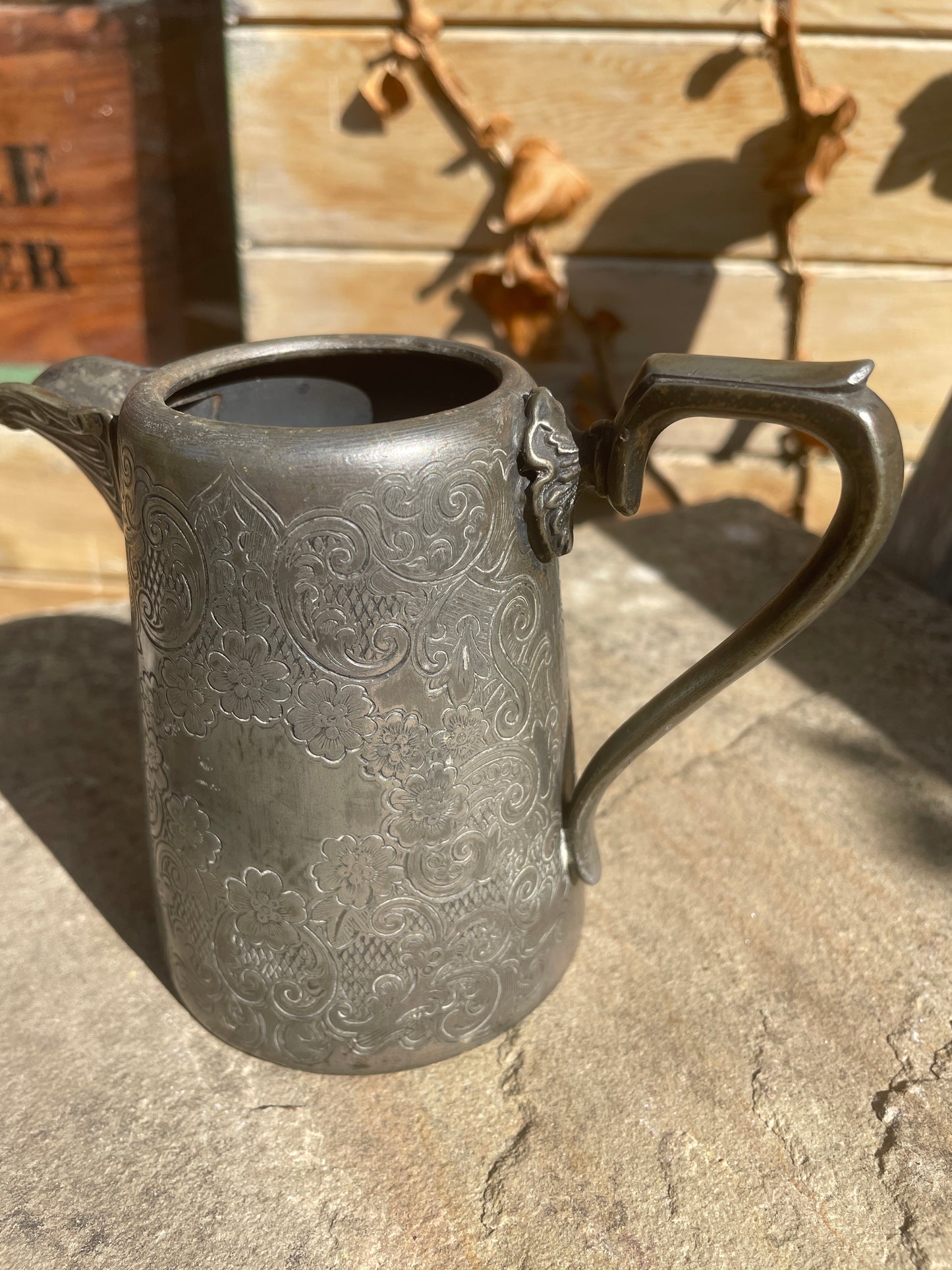 Antique Pewter Jug – Matchless Cleanser Soap Advertising Pitcher by J.H. Potter Sheffield