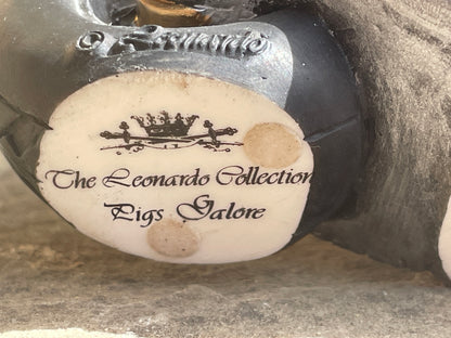 Whimsical Pigs Galore Figurine – The Leonardo Collection – Playful Pig Collectible Animal Decor – Perfect Gift for Pig Lovers