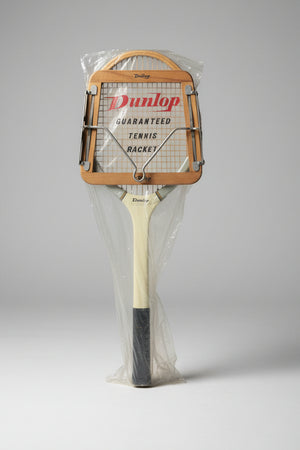Vintage Dunlop White Flash Tennis Racket – Light/Medium – Original Grip, Strings, clamp and  Bag