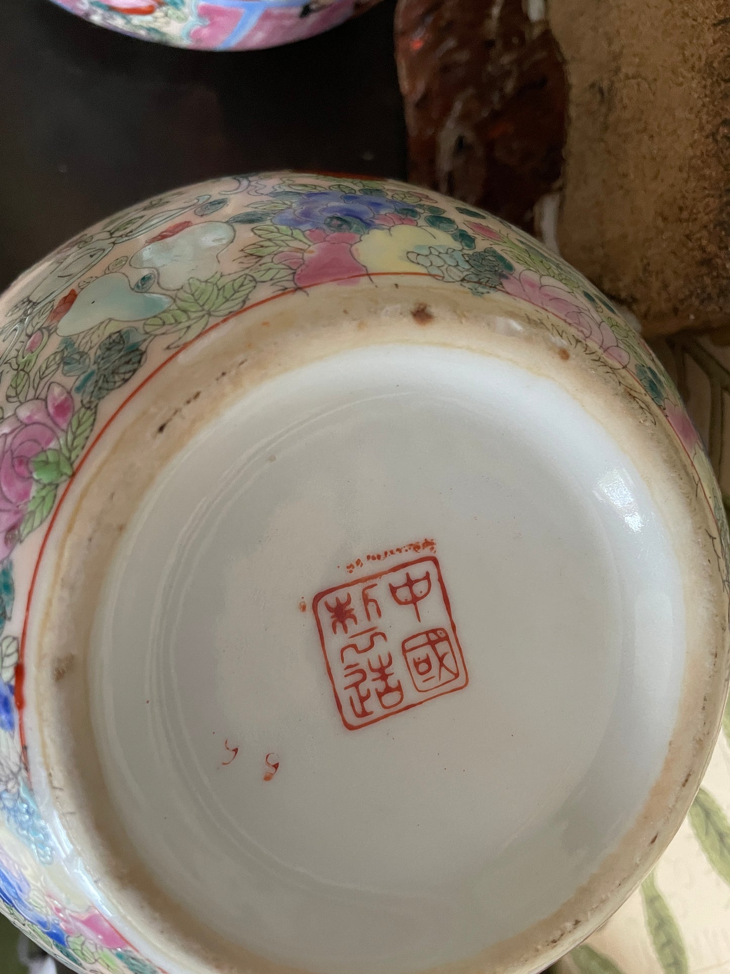 Pair of Chinese Porcelain Ginger Jars – Famille Rose Decoration, Jingdezhen (Mid 20th Century)