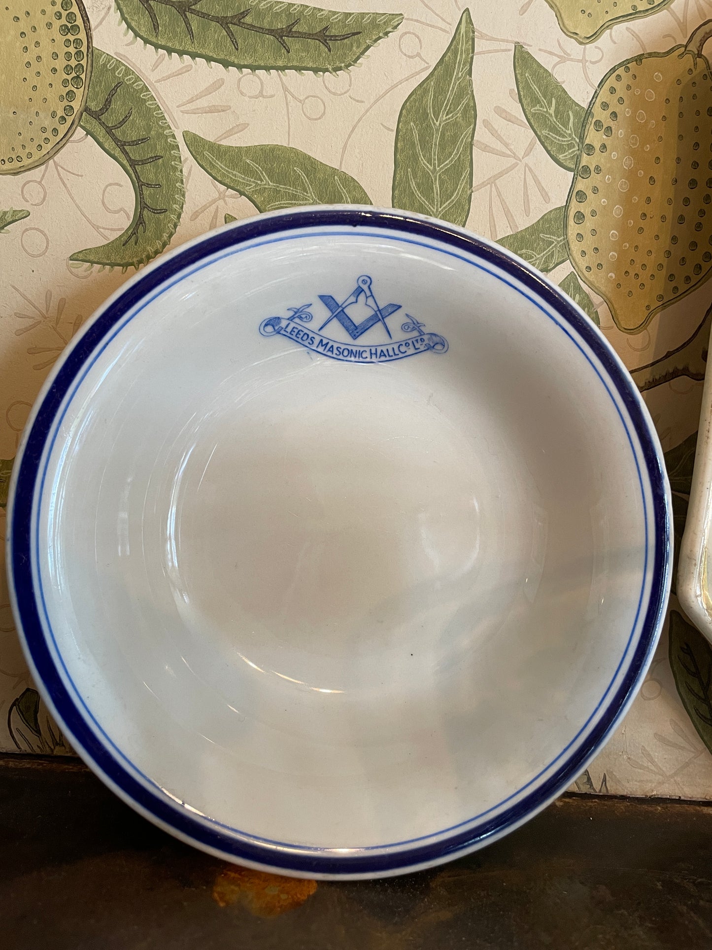 Antique and Vintage Masonic Ceramics and Glass – Mixed Lodge Lot Including Burns Plate, Tankard and Teaware (c.1900–1970s)