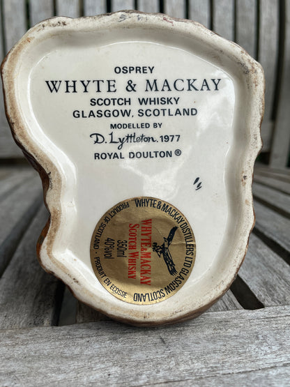 Vintage 1977 Whyte & Mackay Osprey Whisky Decanter by Royal Doulton – Modelled by D. Lyttleton