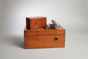Antique Magneto Electric Medical Machines – Standard and Miniature Electrotherapy Sets in Mahogany Cases (c.1900)