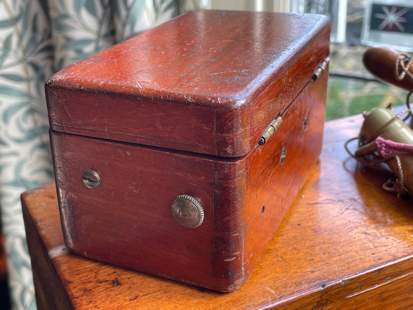 Antique Magneto Electric Medical Machines – Standard and Miniature Electrotherapy Sets in Mahogany Cases (c.1900)
