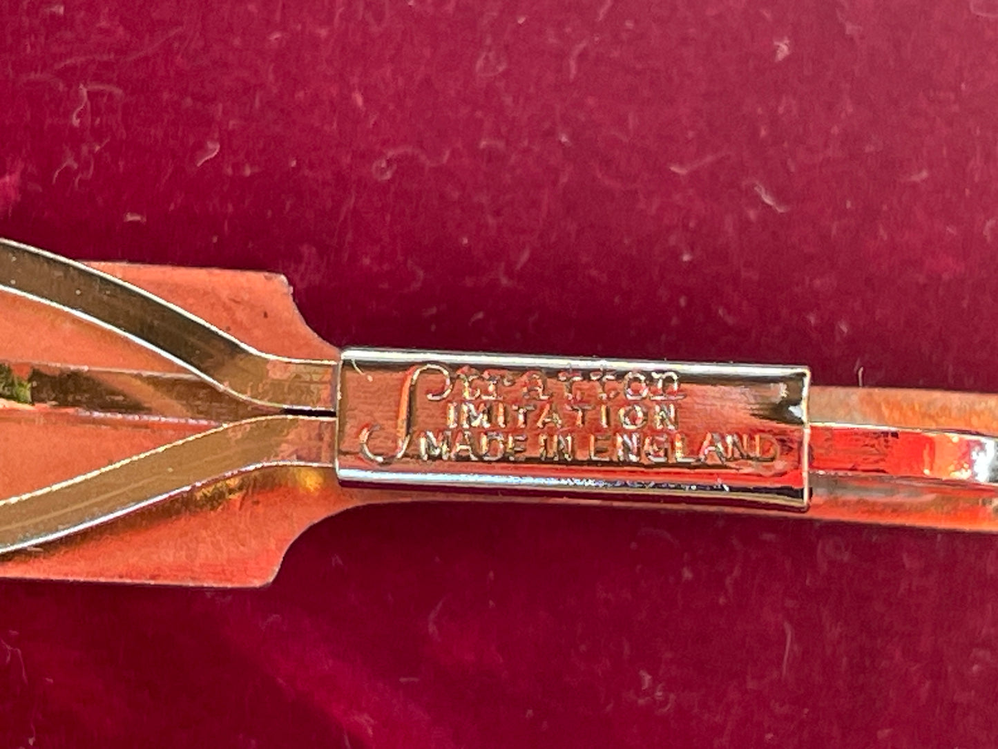 1950s Stratton Cricket Bat Tie Clip – Vintage Sportsman Gift in Box