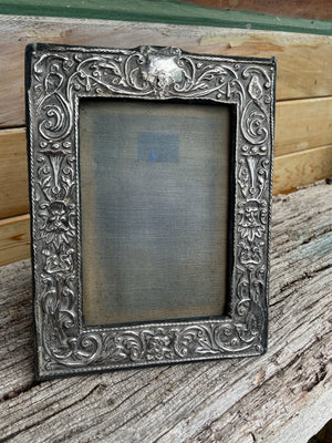 Solid silver Edwardian picture frame Birmingham 1904