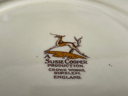 Susie Cooper for Crown Works Dresden Spray pattern small plate 1930's