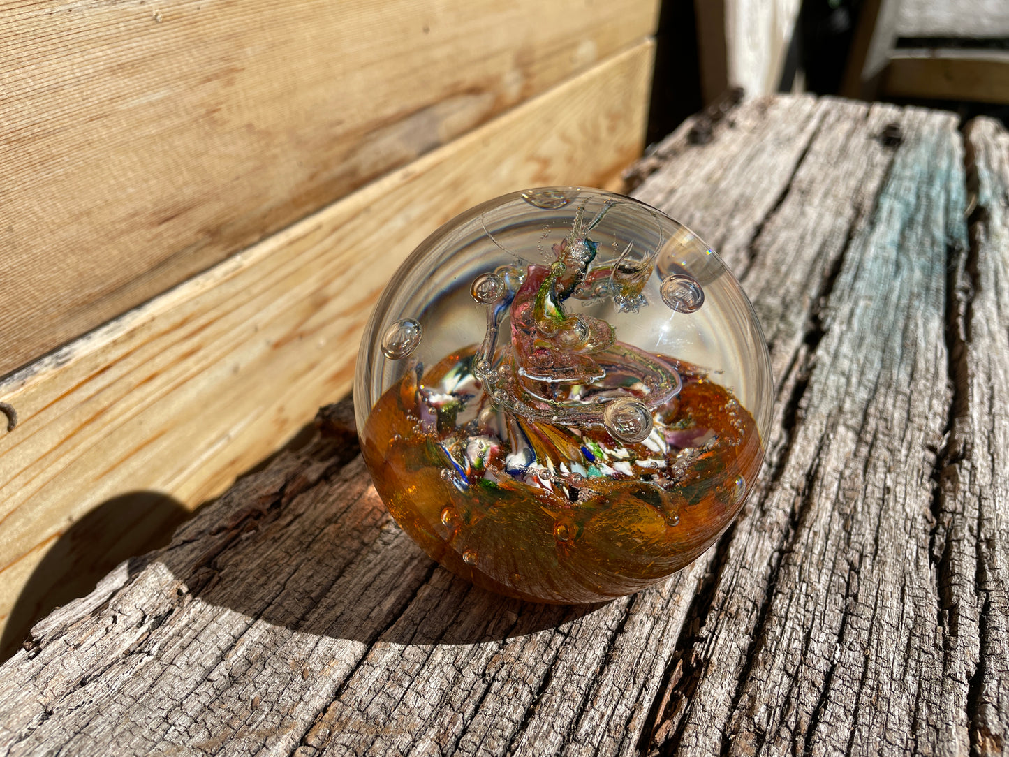 Caithness Glass paperweight from Scotland 8cm diameter