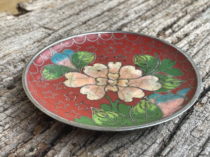 Small Japanese Cloisonné trinket tray