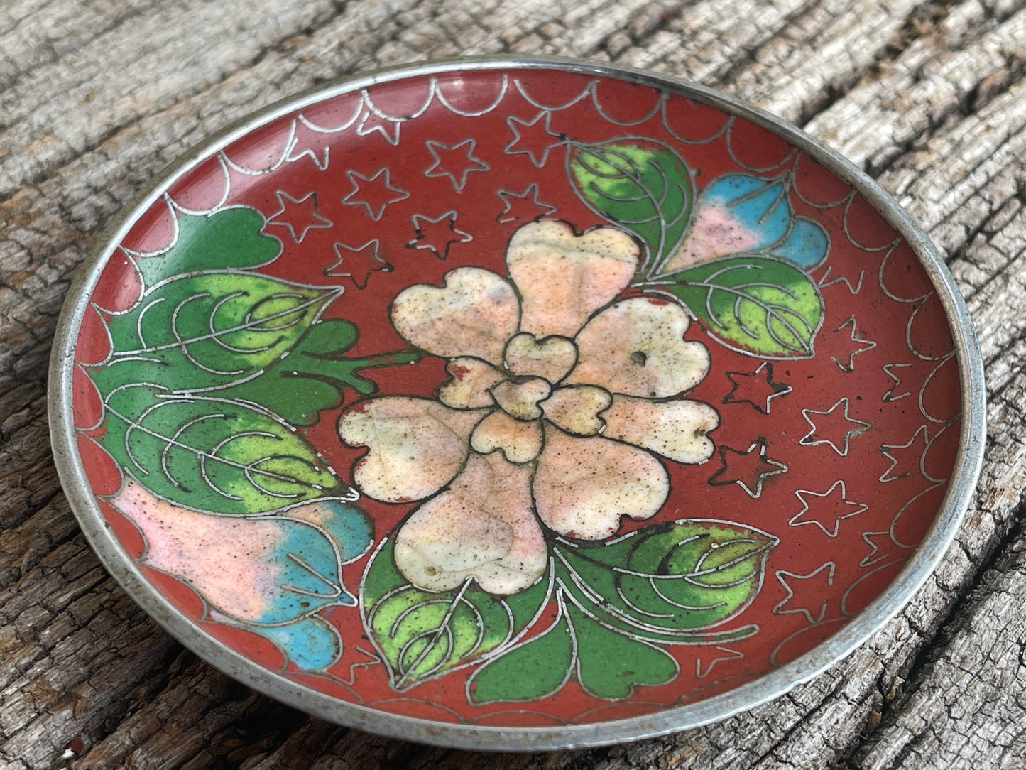 Small Japanese Cloisonné trinket tray