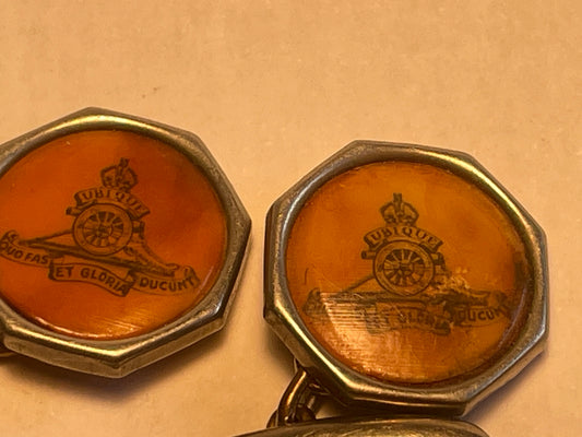 WW2 Army Regiment Royal Artillery Cufflinks