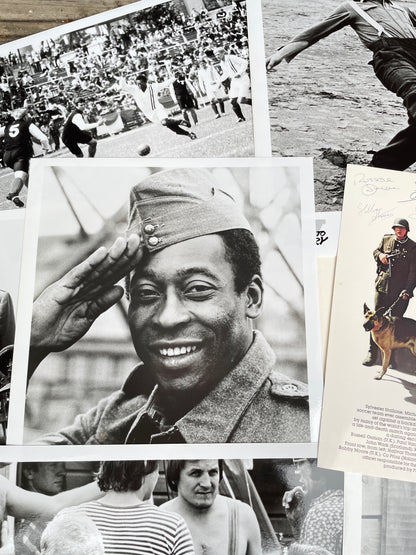 Escape to Victory -Pele - Photographs, production notes, cast listing, featured stars promo from the 1980 film Escape to Victory by Lorimar