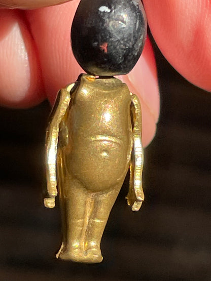 WWW1 good luck Fumsup or Touchwud charm 30mm tall