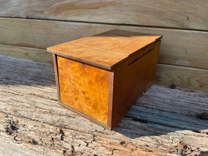 Art Deco working cigarette dispenser in the form of a Deco desk -Japanese 1930's