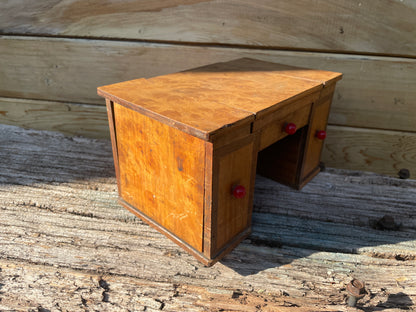 Art Deco working cigarette dispenser in the form of a Deco desk -Japanese 1930's