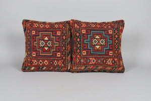 Caucasian saddlebag with modern very comfortable cushions stitched in 80x60cm
