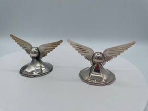 Rare Hallmarked Sterling Silver and Mother of Pearl Knife Rests by James Dixon and Sons