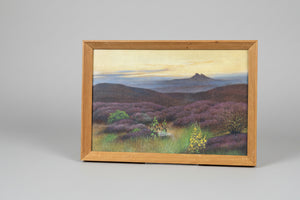 Original Herbert Ahier watercolour landscape c1930's  framed and glazed - 29x20cm
