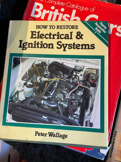 Five vintage classic car hardback books