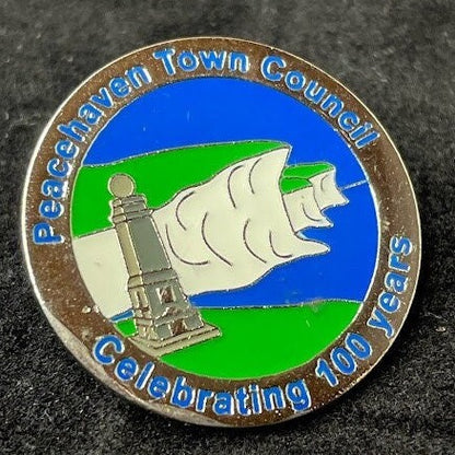 A Peacehaven Town Council Celebrating 100 Years Pin Badge