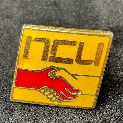 An Enamel badge of the NCU  The National Communications Union